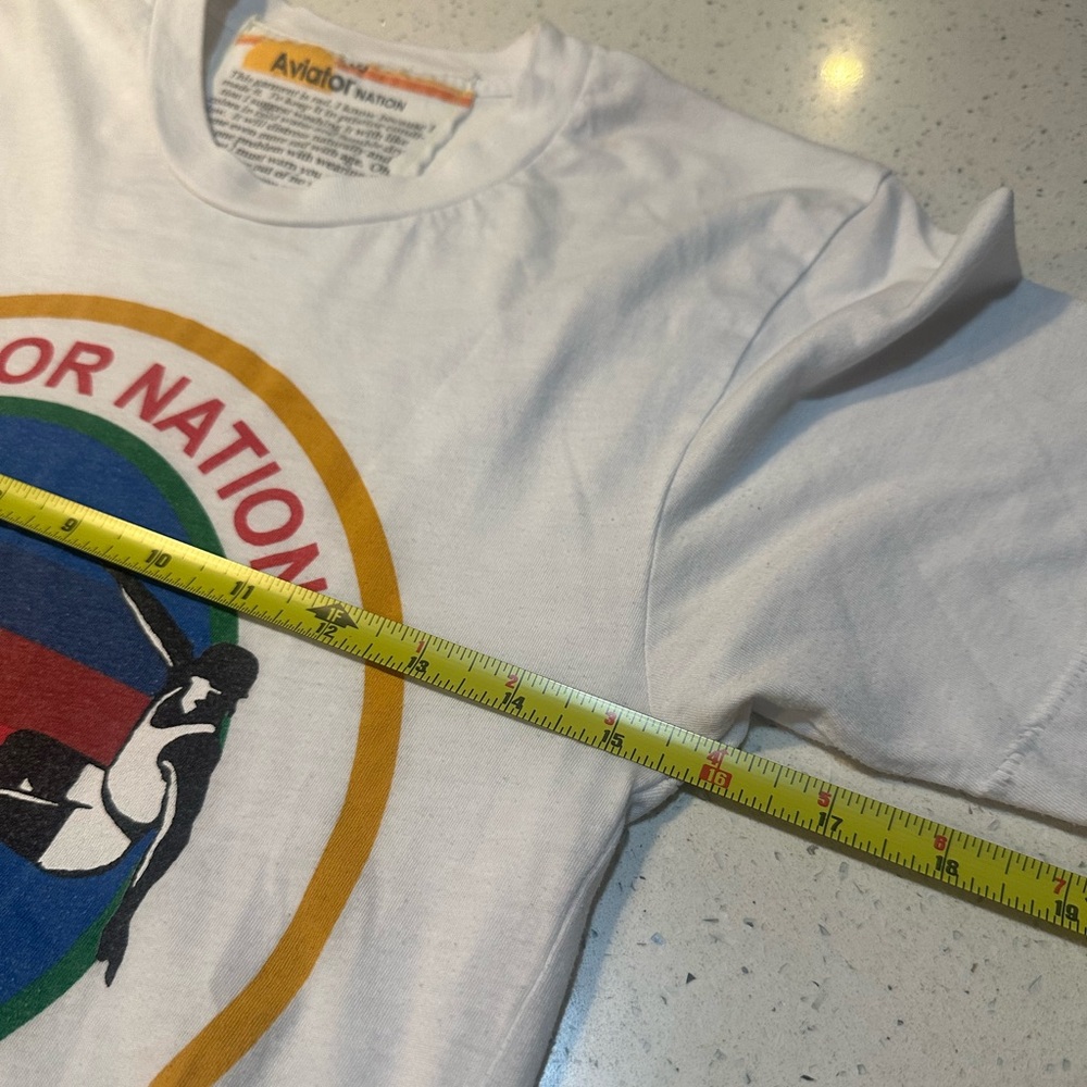 Aviator Nation - SIGNATURE BOYFRIEND TEE - WHITE - Picture 5 of 14